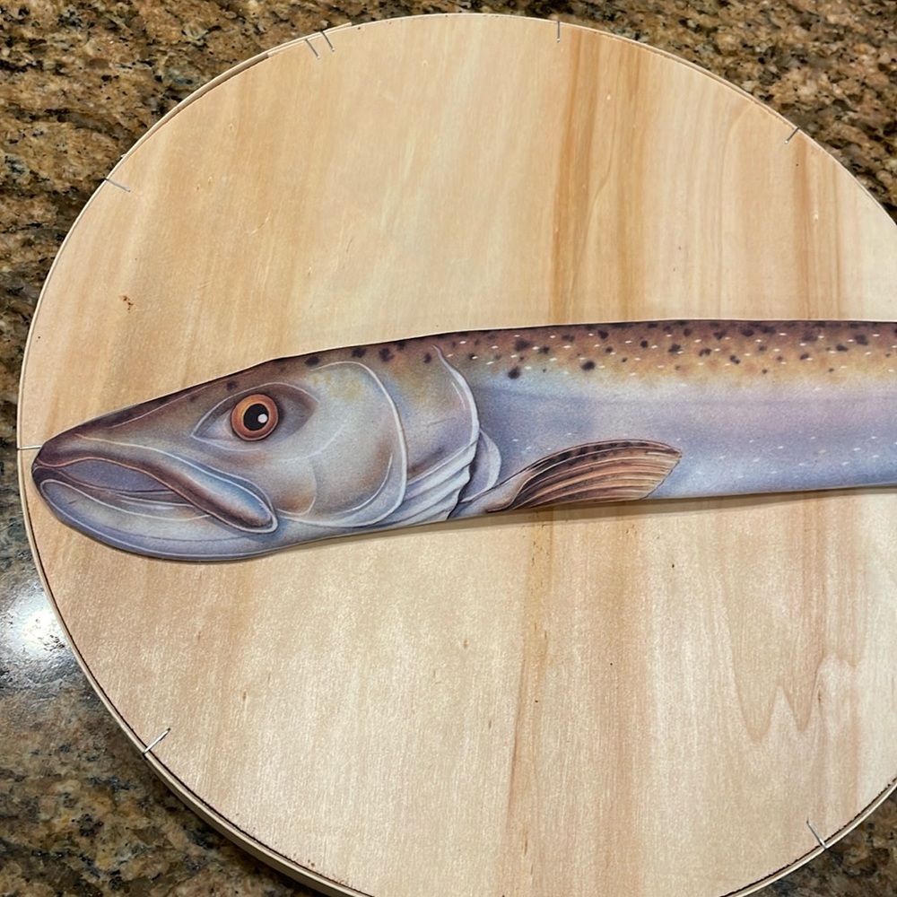 Authentic Ralph Marlin 'King Salmon' tie for the fisherman in your life!